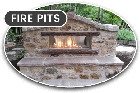 stone fire pits and outdoor ovens